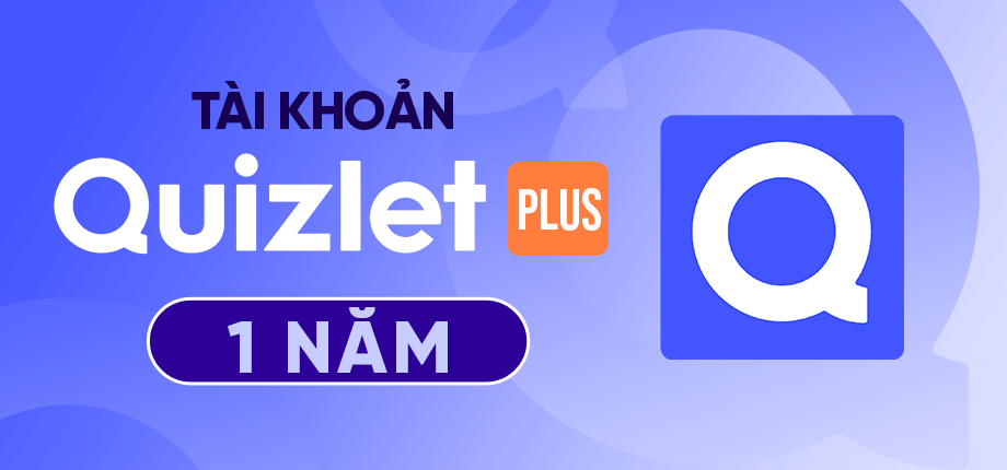 Quizlet Plus 1 năm - Tài khoản